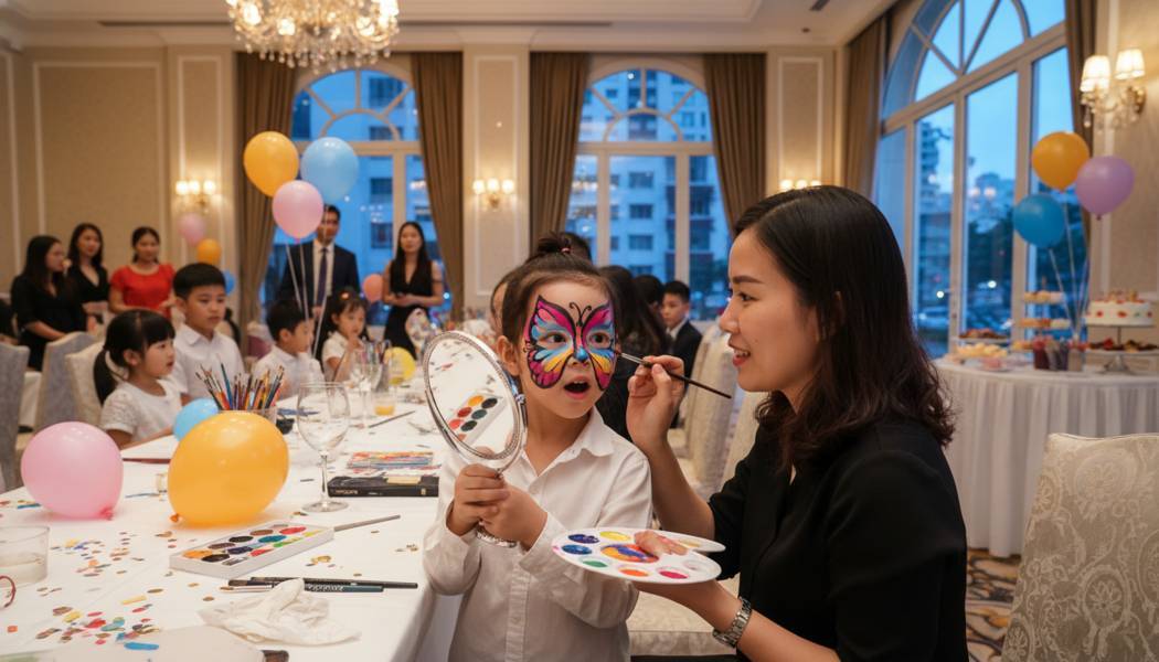 Dịch Vụ Vẽ Mặt Cho Bé Tại Quận 1. Ảnh 1